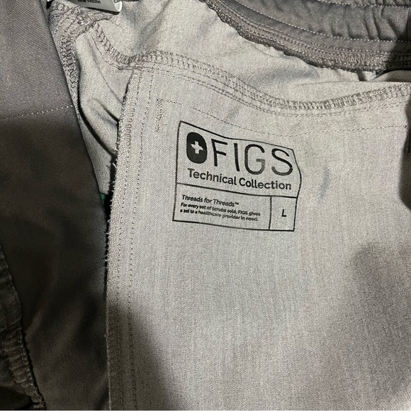 Figs Axim Cargo Scrub Pants Graphite Gray Size Medium Style T2001 Medical - Picture 7 of 8
